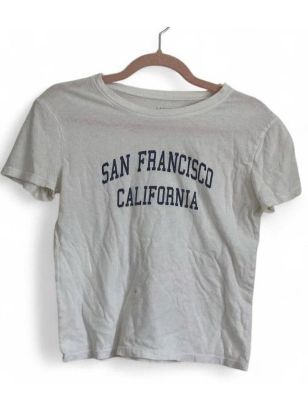 John Galt Brandy Melville short-sleeve San Fran Crop T-shirt One Size S
